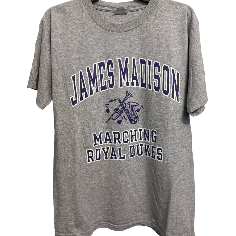 JMU James Madison University Marching Royal Dukes Band Champion Tee Shirt, Med